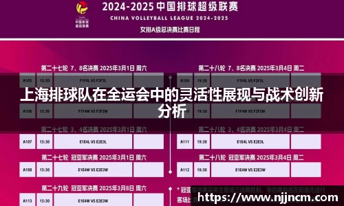 上海排球队在全运会中的灵活性展现与战术创新分析